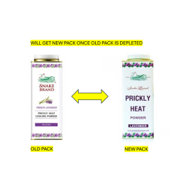 Snake Brand Prickly Heat Powder 280g - Lavender